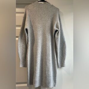 Wild Fable Silver Grey Metallic Sweater Dress